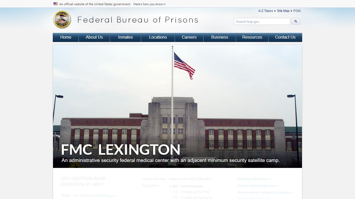FMC Lexington - Federal Bureau of Prisons